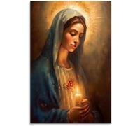 Kit de pintura por números para adultos, Dios, Jesús, Virgen, María, cristianismo, pintura al óleo por números, kit para decoración del hogar, regalos