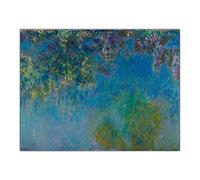 Kit de pintura por números para adultos, glicinia de Claude Monet, kit de pintura al óleo por números, para regalos de decoración del hogar