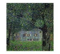 Kit de pintura por números para adultos Gustav Klimt, casa de campo en la Alta Austria, kit de pintura al óleo por números para regalos de decoración del hogar