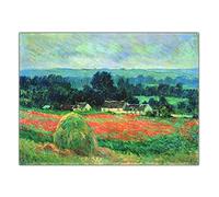 Kit de pintura por números para adultos Haystack At Giverny por Claude Monet, kit de pintura al óleo por números para regalos de decoración del hogar