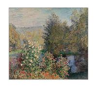 Kit de pintura por números para adultos, un rincón del jardín en Montgeron por Claude Monet, kit de pintura al óleo por números para regalos de decoración del hogar