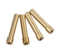 Kit de pinza de cuña compatible con antorchas DB SR WP 17 18 26 TIG Configuración de cuatro artículos con valores dimensionales claramente definidos