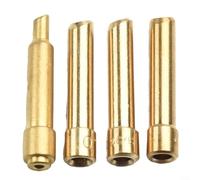 Kit de pinza para DB SR WP 17 18 26 para antorcha de soldadura TIG, juego de 4 piezas con abrazaderas de electrodo de .040 .0 mm, /16 .6 mm, 3/32 2.4 mm, /8 3.2 mm para accesorios de soldadura