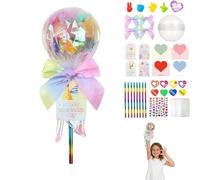 Kit De Piruletas Para San Valentín, Regalos Para San Valentín Piruleta Gigante, Paquete De 24 Set Gigante De Papelería Arcoíris Con Tarjetas Para La Escuela, Fiesta De Clase, Tarjetas (1 juego)