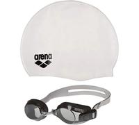 ARENA Gafas Pool Set Silver Smoke/White Black - T: Uni