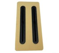 Kit de pista de espuma de PVC con base de fijación y dos cajas de timón para tabla de surf, fuerte resistente a los rayos UV y a la presión del agua, ligero y respetuoso con el medio ambiente (negro)