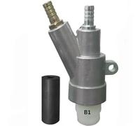 Kit de pistola de chorro de arena modelo B1/B2 con boquilla de carburo de boro de 6/8/10/12 mm para gabinete de chorro de arena B1 sandblasting gun + boron carbide 35 * 20 * 12 1pcs