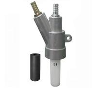 Kit de pistola de chorro de arena modelo B1/B2 con boquilla de carburo de boro de 6/8/10/12 mm para gabinete de chorro de arena B1 sandblasting gun + boron carbide 80 * 20 * 6 1pcs