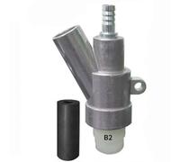 Kit de pistola de chorro de arena modelo B1/B2 con boquilla de carburo de boro de 6/8/10/12 mm para gabinete de chorro de arena B2 sandblasting gun + boron carbide 35 * 20 * 6 2 piezas