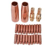 Kit De Pistola De Soldadura MIG, Kit De Combinación De Accesorios De Pistola De Soldadura 21-50 Boquilla De Soldadura 35-50 Difusor De Gas 11-35 Punta De Contacto Para Pistola De Soldadura Mini Magnum