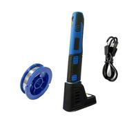 Kit De Pistola For Soldar Inalámbrico De 4V Con Batería De Iones De Litio De Calor Rápido De 1500mAH, Kit De Soldador Electrónico De Estaño, Herramienta De Soldadura Portátil(Blue)