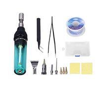 Kit de Pistola para Soldar de Gas, Kit de Soldadura Portátil, Kit de Pistola para Soldar de Temperatura, Juego de Soldadura de Butano Inalámbrico, 8ML