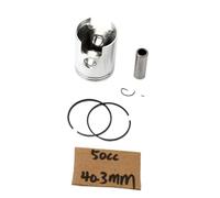 Kit de pistón 50 cc 70 cc 90 cc 40,3 mm 47 mm 49 mm compatible con motor Minarelli de 2 tiempos CH Racing WSM WXE 50 2003-2005 AM6(50cc 40.3mm)