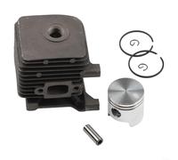 Kit de pistón cilíndrico de 34 mm para mochila, soplador, cortador de escobillas, cortasetos, barrena, motor, aspiradora, conjunto compatible con FS38 FS45 FS46 FS55 HS45 KM55