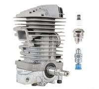 Kit de pistón cilíndrico de 49 mm con bujía para motosierra MS390 MS290 MS310 029 039 pieza de repuesto de acero resistente