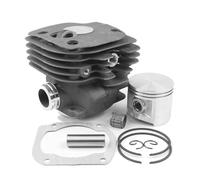 Kit de pistón cilíndrico de 50 mm, repuesto para motosierra Husqvarna 372XP 371XP 365 375K, incluye anillos de junta y clips de rodamiento