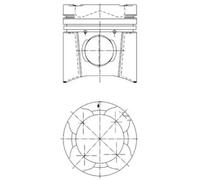 Kit de pistón con camisa de cilindro 94846963 KOLBENSCHMIDT para MAN NEOPLAN