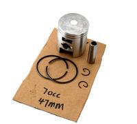 Kit de pistón DD50 de 39 mm de 47 mm para Modelos de Scooter como Fiddle 1 Jet Jungle Pure Red Devil 50CC 2T(70cc 47mm)