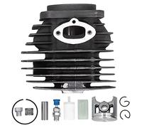 Kit de pistón de cilindro de 45 mm, para HUSQVARNA 555 560 562XP 575 35 58-05 Juego de piezas de repuesto de anillo de pistón Pin sujetador