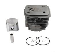 Kit de pistón de cilindro de repuesto para 385 390 para piezas de reparación de motor Jonsered 2186 2188 con optimización de sellado y holgura