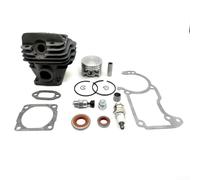 Kit de pistón de cilindro de sierra de corte de hormigón, 44,7 mm para reemplazo de motor chapado Nikasil, tratamiento térmico de alta temperatura, gran área de disipación de calor, para uso