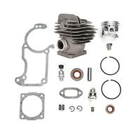 Kit de pistón de cilindro Piezas de repuesto duraderas de alto rendimiento para motosierra 026 MS260 026PRO Aleación de zinc 44,7 mm de diámetro Juego completo con accesorios