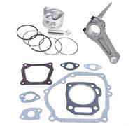 Kit de pistón de motor Honda GX200 6.5HP, con varilla de conexión de pines de anillos y juego de juntas completo, para rendimiento de cortacésped