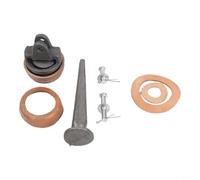 Kit de pistón de repuesto para bomba de mano tipo 75 con tornillo de válvula, manguito de piel sintética y junta, pistón de hierro fundido gris para un mantenimiento y sellado eficientes, kit completo