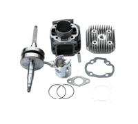 Kit De Pistón Kit Cilindro Gran Cilindro Para Patinete 70cc Cigüeñal Carreras Para MBK 50 Para Potenciador Para Siguiente Para Rocket 50cc 47mm / 10mm 2T Pistones
