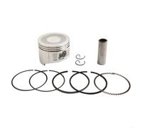 Kit de pistón plano de 68 mm para clon de 196 cc para Honda GX160 para motores GX200, actualización de alto rendimiento de compresión con anillo de arrastre bajo, cerraduras de pasador de muñeca,