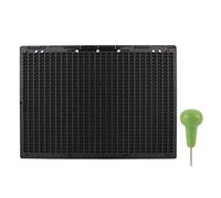Kit de Pizarra Braille Portátil, 27 Líneas y 30 Celdas, Herramienta de Escritura y Aprendizaje para Niños Ciegos, con Diapasón y PaperBraille