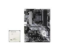 Kit de Placa Base B550 PHA-ntom Gaming 4 con CPU Ry-Zen 5 5600, 4 x DDR4 de 4533 MHz, M.2 NVME, HDMI, PCIe 4.0, ATX, AM4(Motherboards)