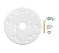 Kit de Placa Base de Enrutador Universal Acrílico con Pasador de Centrado, Placa Base para Enrutadores de Recorte Herramienta Auxiliar de Carpintería