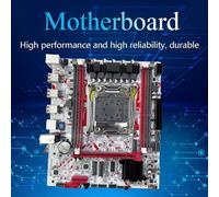 Kit de Placa Base de Escritorio X99G757. Placa Base para Juegos X99 LGA 2011-3 DDR3 HM55. Compatible con CPU E5 2666/2673/2676/2696 V3.