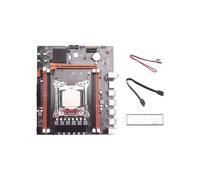 Kit de Placa Base X99H con CPU E5 2673 V3+Cable de Interruptor+Cable LGA2011-V3 DDR3X4 RAM M.2 NVME PCI-E 3.0 X16 SATA3.0