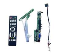 Kit De Placa Controladora De TV Analógica Compatible Con HB140WX1-100/200/300/400/500, 40 Pines, LVDS, 1366 X 768, 14 Pulgadas, HDMI+VGA+AV+USB, Placa Base For Monitor De Portátil.(For HB140WX1-400)