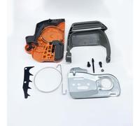 Kit de placa de guía de motosierra y cubierta de deflector para Husqvarna 435 440 445 450 445E 450E, para equipos eléctricos al aire libre, 358382000 544094001
