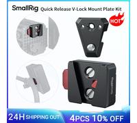 Kit de Placa de Montaje V-Lock de Liberación Rápida SmallRig, Accesorio de Montaje Equipado con Localización de 1/4"-20 o 1/4"-20, para Jaula o Asa -6021 6021