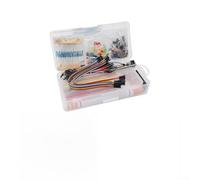 Kit de placa de prueba sin soldadura de 830 puntos con resistencias, cables y componentes electrónicos para proyectos Arduino compatibles con kits de inicio