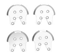 Kit de Placa de Refuerzo de Metal Base de Reducción de Vibración Fuerte para Drones 2 3 (Silver)