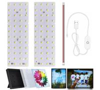 Kit de placa de retroiluminación LED Lithophane KC009 KC010 para laboratorio de bambú H2D/X1/P1P/A1 Makerworld, piezas del modelo, accesorios de impresión 3D, modelo de fotografía, caja de luz DIY