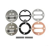 Kit de placa de válvula de cilindro de metal de 42 mm para compresor de aire de pistón, accesorios de bomba de aire de repuesto, compatible con compresor lubricado sin aceite y aceite