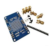 Kit de placa L68A para analizador de red vectorial, circuito de demostración DIP 0805 1206 con conectores, construcción de metal de PC para pruebas de RF y proyectos de montaje de aficionados