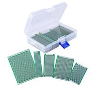 Kit de placa PCB de doble cara de 32 piezas, 5 tamaños de prototipos para proyectos de soldadura Arduino, conjunto de componentes electrónicos