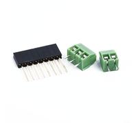 Kit de placa protectora de bloque de terminales para Arduino para MEGA 2560 R3, 84 pines con terminales de tornillo de paso de 3,5 mm, PCB FR-4, enchufes de cabecera hembra, sin montar