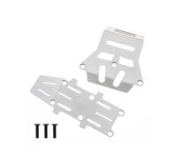 Kit de Placas de Protección Delanteras y Traseras de Acero Inoxidable para Coche RC para 1/10 Hornet Wasp EVO 58742, Accesorios para Coche RC.
