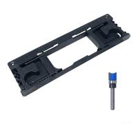 Kit de plantilla ajustable para bisagras de puerta para bisagras de 2-1/2 a 6 pulgadas con accesorios de instalación completos y guías deslizantes para trabajos profesionales de carpintería en puertas