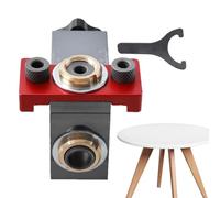 Kit de plantilla de espiga, kit de taladro de plantilla de paleta - Herramienta de guía de perforación ajustable | Plantilla de espiga de centrado profesional para muebles de carpintería