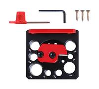 Kit de plantilla para fabricante de tacos - Cortador de espárrago ajustable | Herramienta de fabricación de tacos ajustable con 8 agujeros para barras redondas | Herramienta auxiliar para carpintería