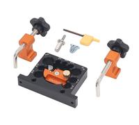 Kit de plantilla para hacer pasadores, taladro eléctrico de madera ajustable, herramienta de varilla redonda de fresado, hoja de carburo para entusiastas del bricolaje